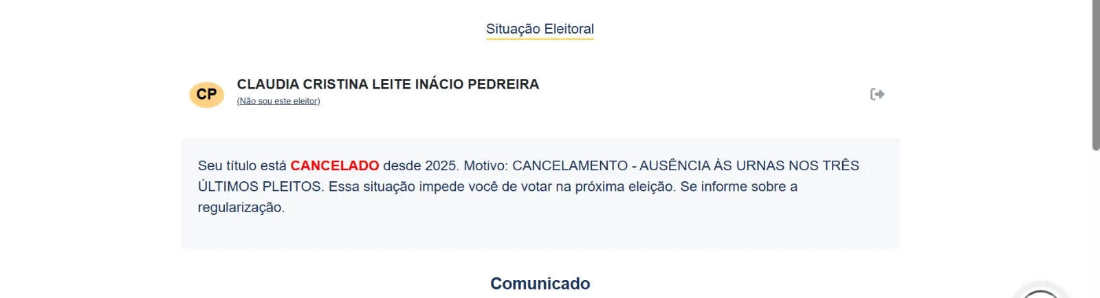 Saiba como está a situação eleitoral de Claúdia Leitte