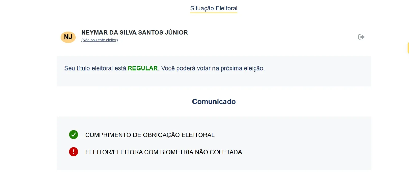 Confira a situação eleitoral dos famosos