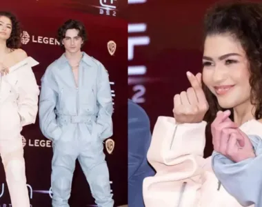 Zendaya faz viagens com elenco de Duna: Parte 2