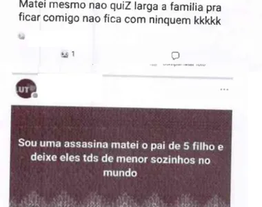 Mulher fez questão de confessar seu crime