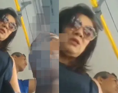 A discussão aconteceu dentro de um ônibus, no Rio de Janeiro