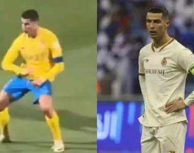 Cristiano Ronaldo respondeu aos torcedores da equipe do Al-Shabab, que entoavam o nome de Messi, pelo Campeonato Saudita.